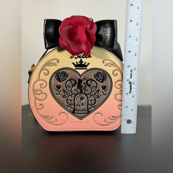 Danielle Nicole Disney Beauty and the Beast Belle Pink Crossbody Bag - Picture 12 of 13